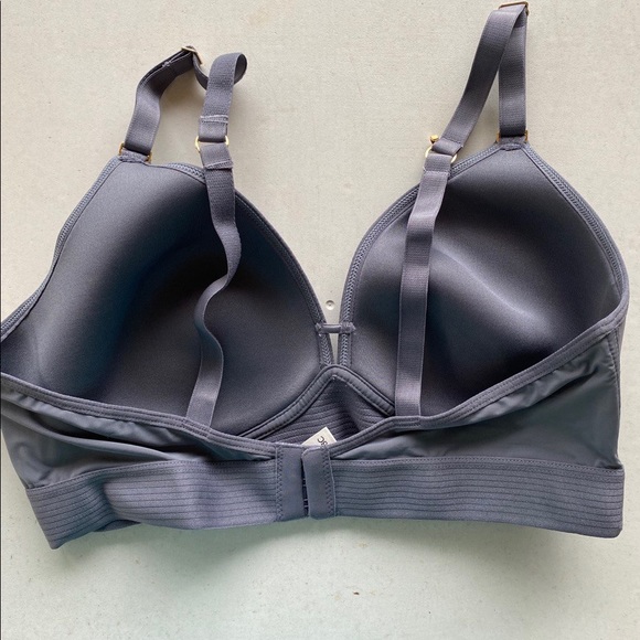 Lively Womens The Flex No Wire Bra Bralette Lounge Convertible Multiway Gray 38C - Picture 2 of 6